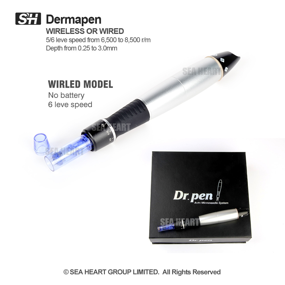 Most Popular derma pen dr pen a6/a8/a1 Electric Derma Pen Auto Micro Needle from Sea Heart