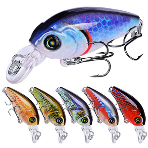 Wholesale Fishing Tackle 47mm 4g square bill crankbait lure blank