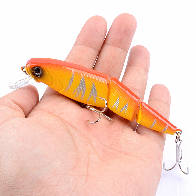 Floating Lure 10.5cm/14g Swim Baits 2 Jointed Life-Like Sinking Multi Sections minnow Fishing Lure