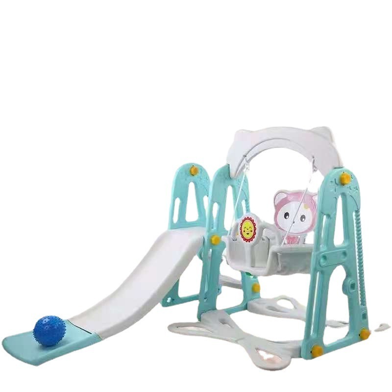 3 In 1 Sport plastic toy children swings and slide combination set baby swing