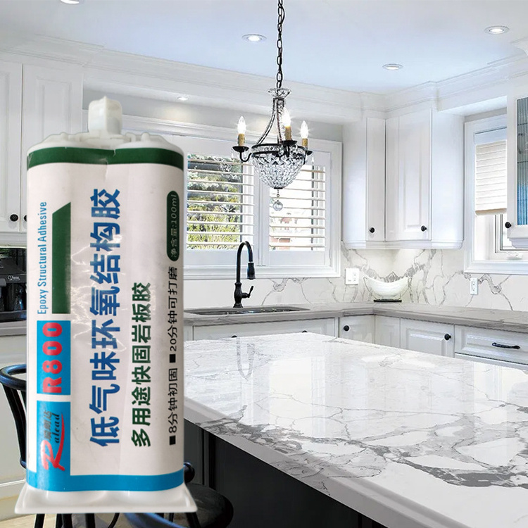 Fast Curing 2-component epoxy adhesive glue for metal 5-10 minutes bonding steel and polyurethane panels marble glue