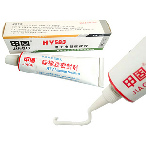 HY583 insulation neutral RTV tube bonding glue anti aging silicone adhesive sealant for sealing electronic components