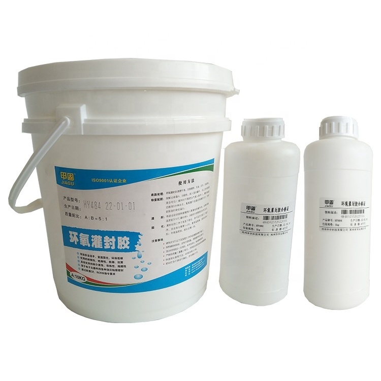 HY484 flexible epoxy sealant waterproof high temperature epoxy resin electronic potting sealant for electronic component