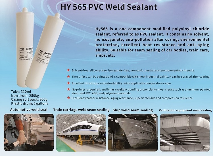 Leak-proof PVC welding adhesive metal seam sealant white pvc bonding glue weld sealant car body sealer sealant