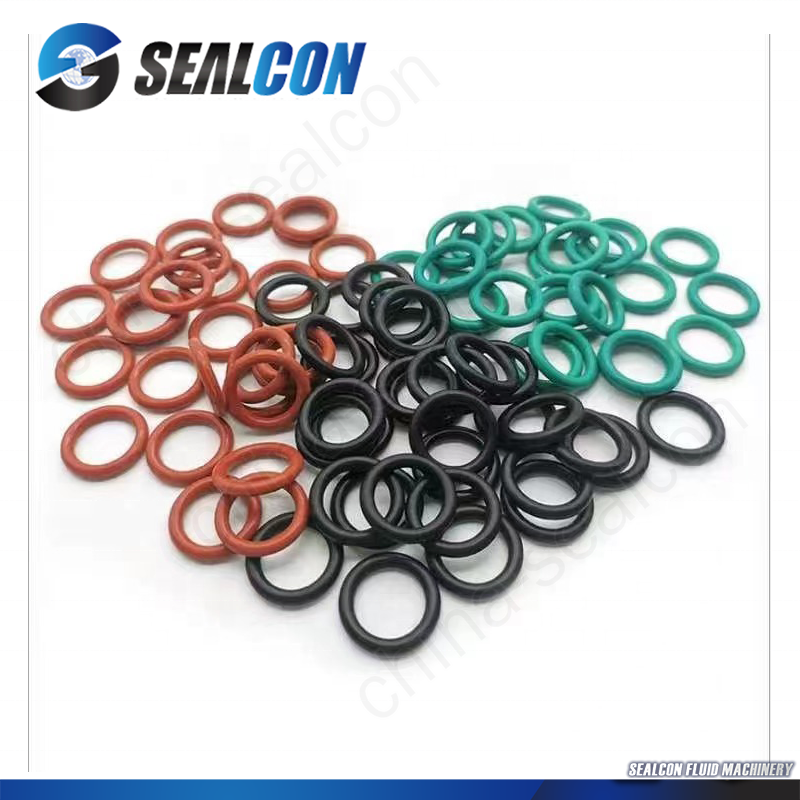 NBR FKM FPM EPDM Rubber O-Ring Food Grade Silicone O Ring Seal Black Nitrile Rubber O Rings Seal