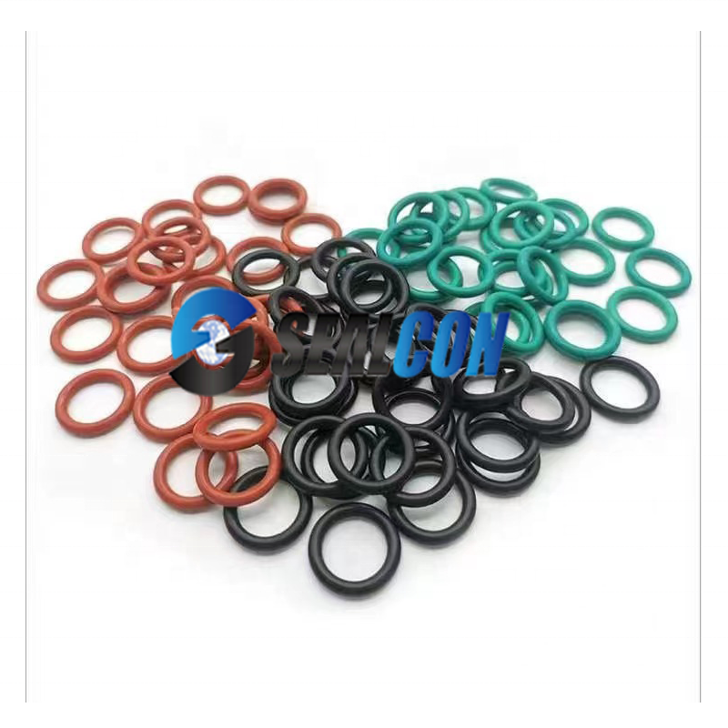 NBR FKM FPM EPDM Rubber O-Ring Food Grade Silicone O Ring Seal Black Nitrile Rubber O Rings Seal