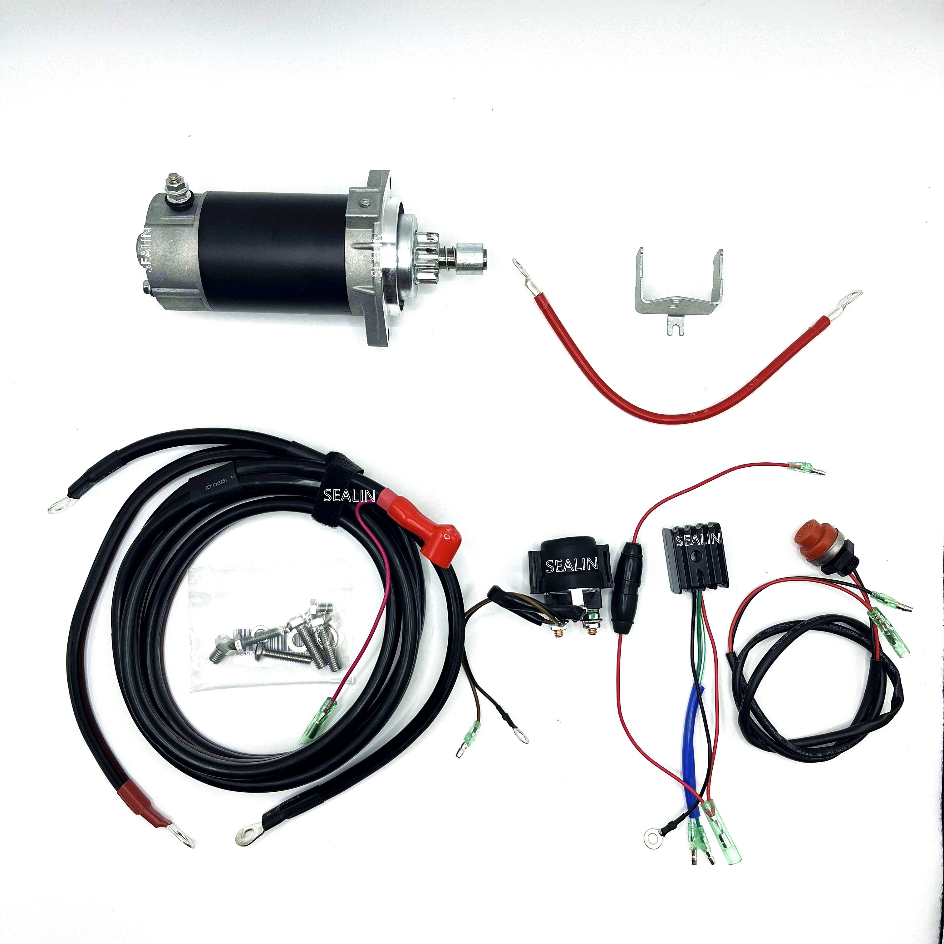 ELECTRIC START KIT FOR MERCURY 40 HP 2 STROKE OUTBOARD MOTOR 3 cylinder