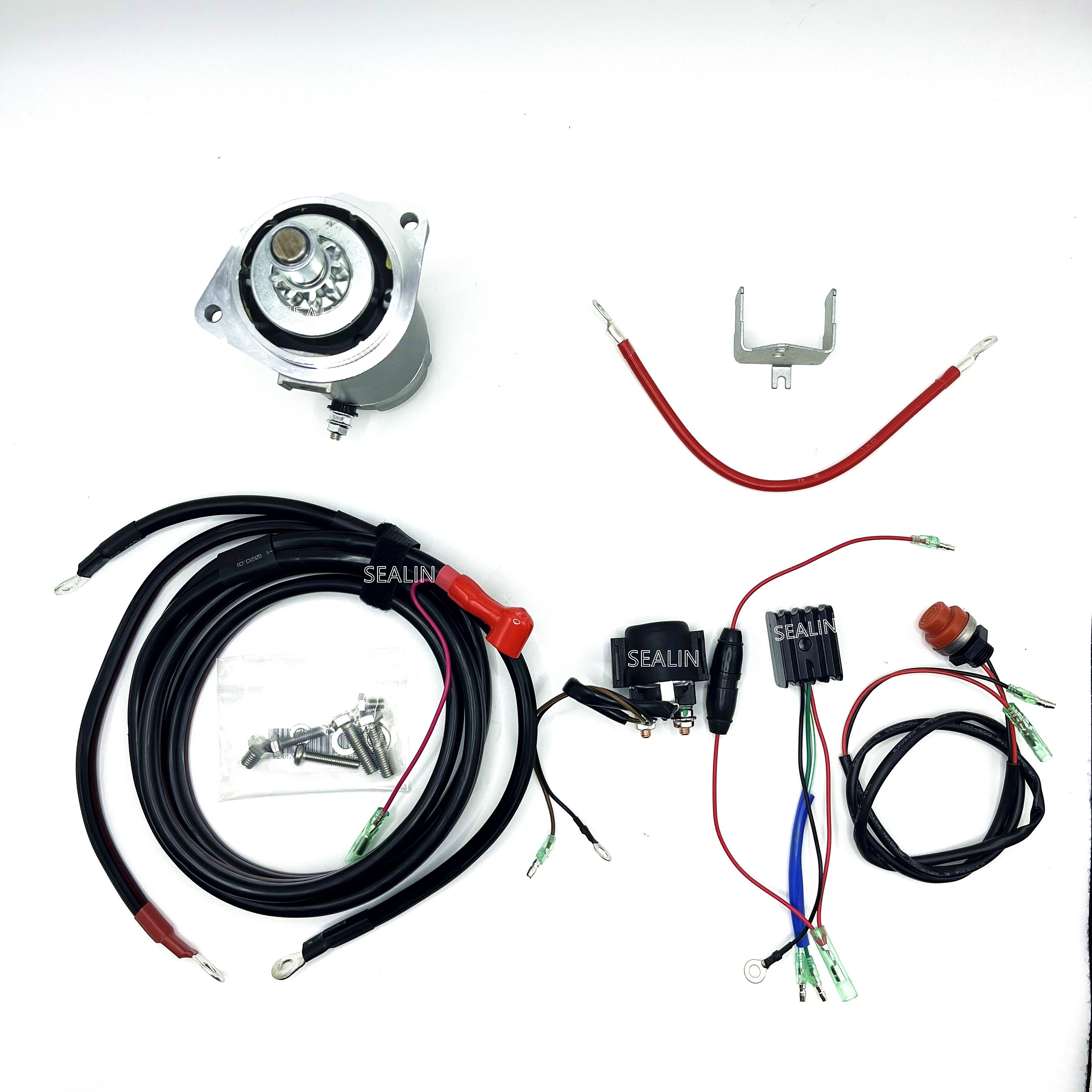 ELECTRIC START KIT FOR MERCURY 40 HP 2 STROKE OUTBOARD MOTOR 3 cylinder