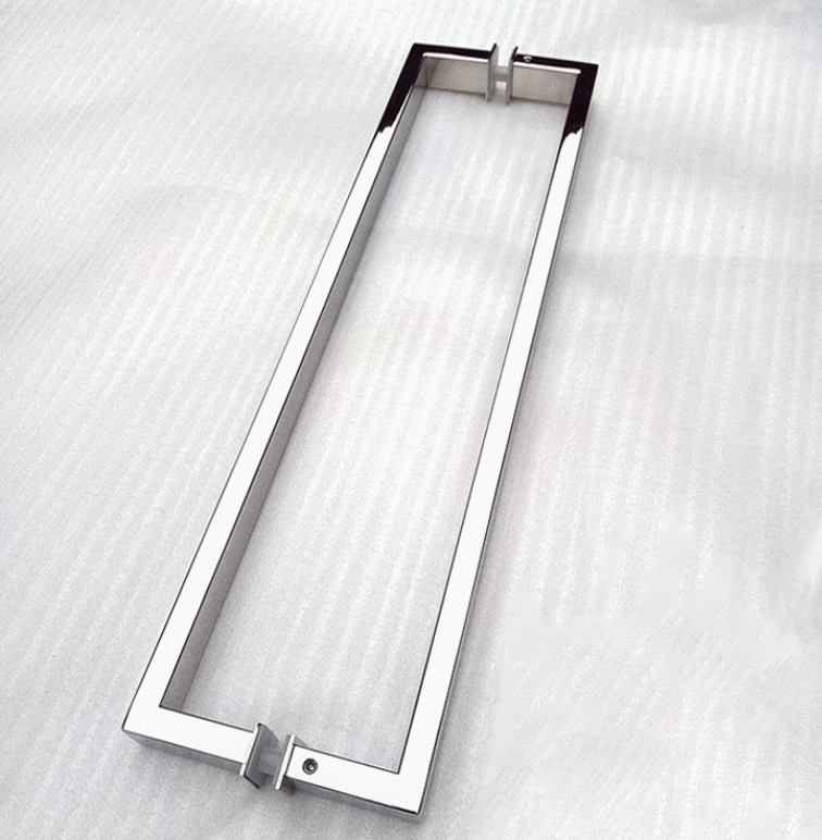 Foshan Hardware Supplies Shower Door Handles Bathroom Luxury Stainless Steel Glass Door Handle For Main Door