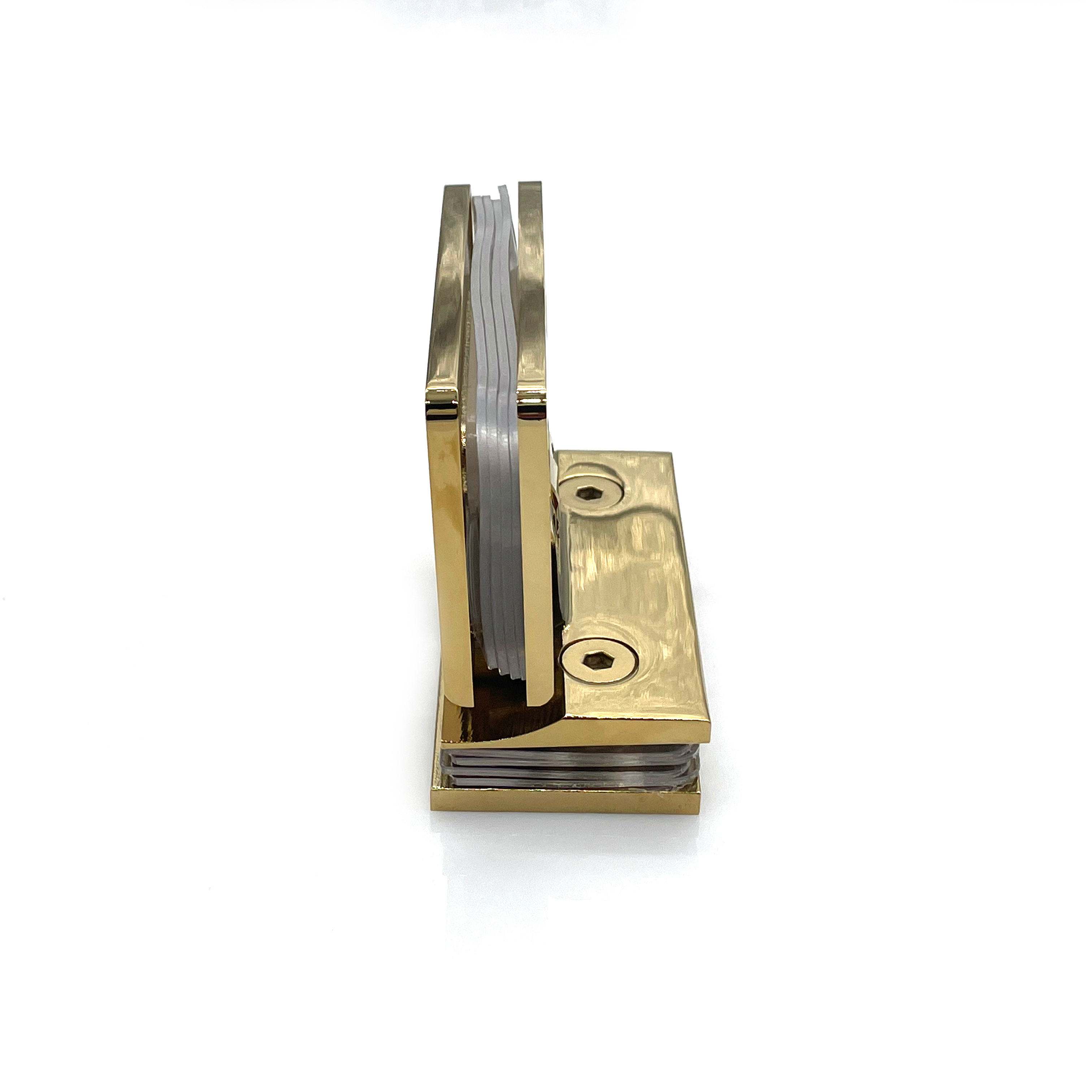 90 degree adjustable solid brass shower hinge Golden Bathroom glass door hinge hardware fittings