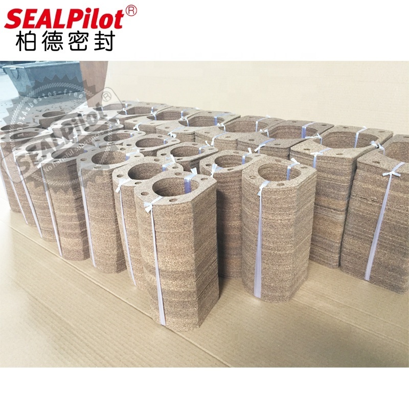 multifunction natural gasket cork rubber sheet, cork rubber gasket seal, customized various products