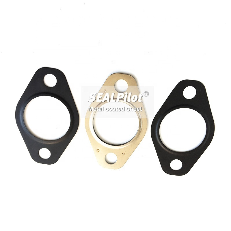 custom stainless steel, coated NBR/KFM rubber metal gasket