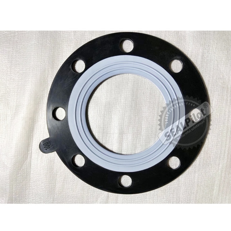 Custom PTFE and EPDM composite flange gasket,material wholesale, factory direct sales, excellent