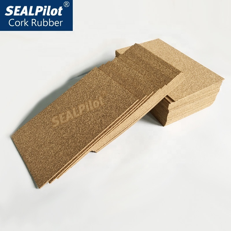 Sealpilot stock seal rubber cork gasket, cork rubber sheet for Thickness 1.0-20mm