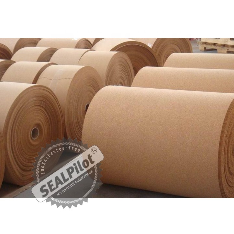 NBR, CR superior sealing cork rubber sheet, cork rubber gasket by 1/16