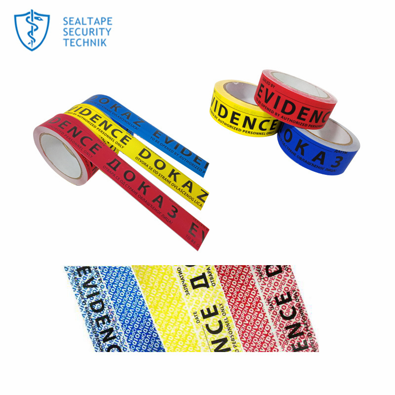 Custom Adhesive Logo Printed Packing Anti-Theft Tamper Proof Security Seal Tape