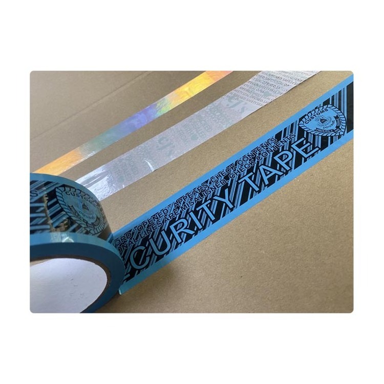 Waterproof Adhesive Tear Permanent Sealing Tamper Evident Security Void Packing Tape With Logo