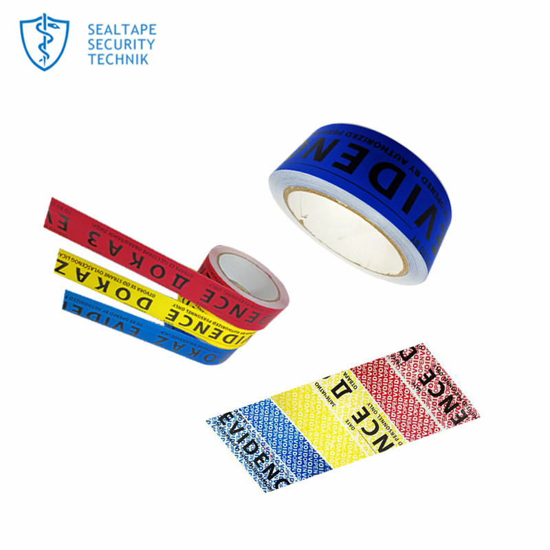 Custom Adhesive Logo Printed Packing Anti-Theft Tamper Proof Security Seal Tape