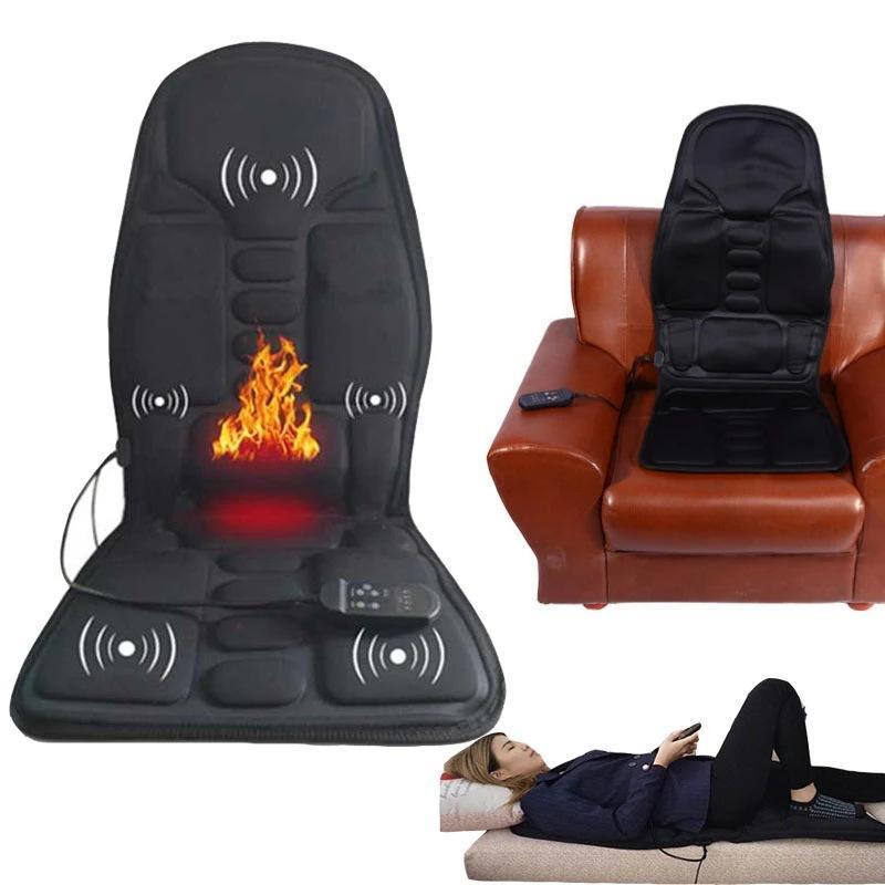 Custom Safe Reliable Electric Massager  Car Home Office Seat Massage Cushion With Heating and Vibration