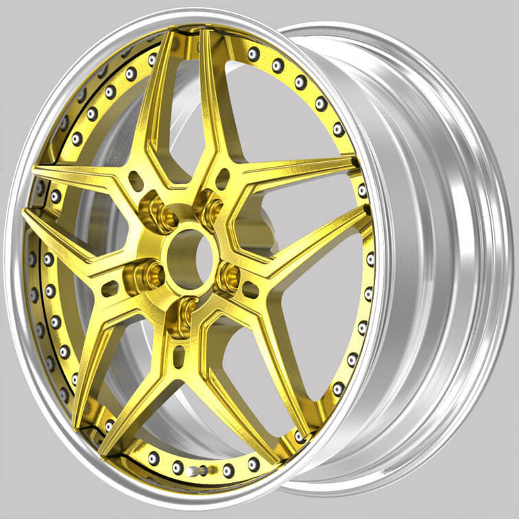 Rines 4x100 17 Inch 18 Inch 5x100 4x100 5x114.3 New Design Via Alloy Wheels Rim