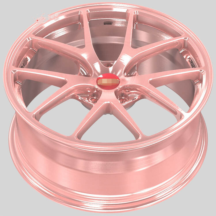 17 18 19 Inch Wheels Custom Casting Alloy Passenger Car Wheels Hyper Pink Rims