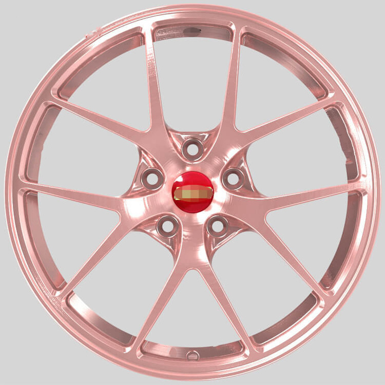 17 18 19 Inch Wheels Custom Casting Alloy Passenger Car Wheels Hyper Pink Rims