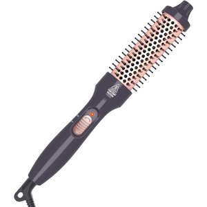 PHOEBE 1.25 Inch Curling Iron Brush Ceramic  Double PTC Heated Hair Curling Comb