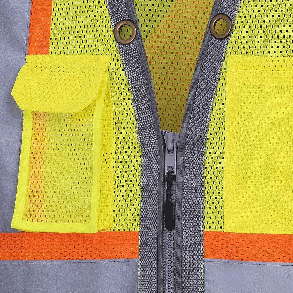 Wholesale Price High Visibility Security Safety Work Wear Vest With Pocket Made in Best Material Safety Vest