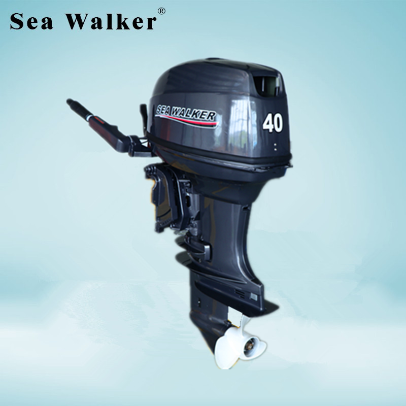 Seawalker 2 Stroke 40 HP Outboard Motor High Quality Boat  Engine Gasoline marine power For Sale