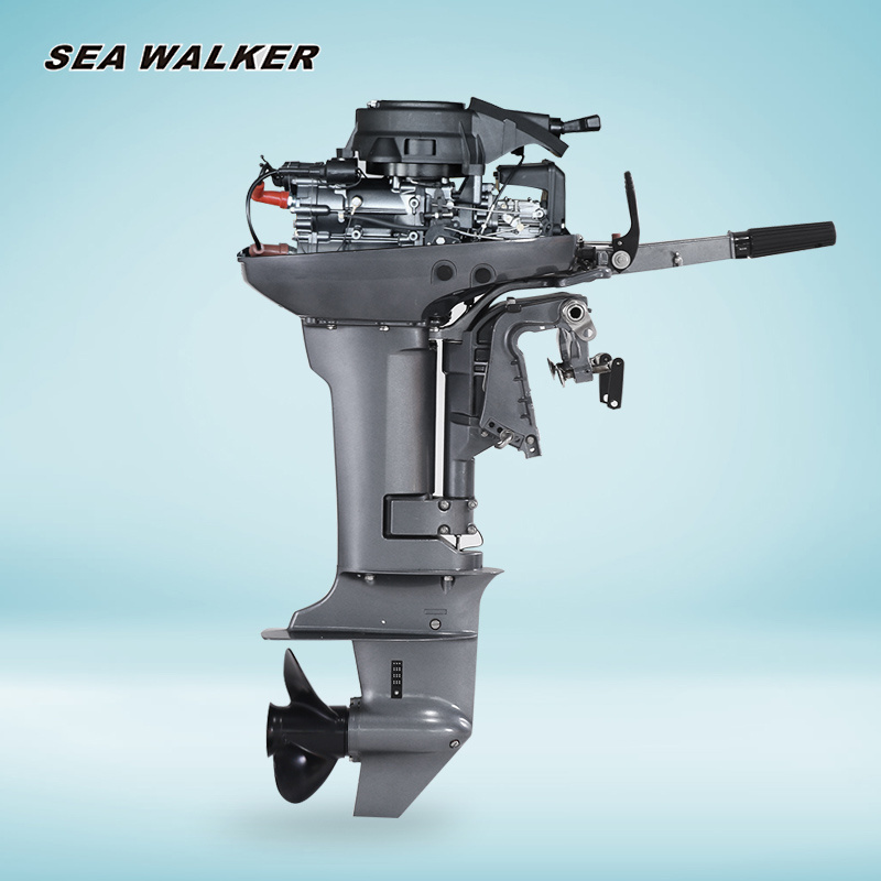 Seawalker 2 Stroke 15HP  Short Shaft Chinese Shaft Outboard Engine Boat Motor Outboard Motor