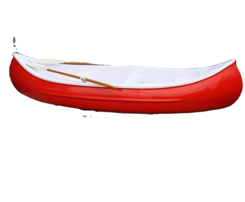 Hot Sale !Small Dinghy Fiberglass Fishing Boat Rowing Boat kayak conoe 4.05m