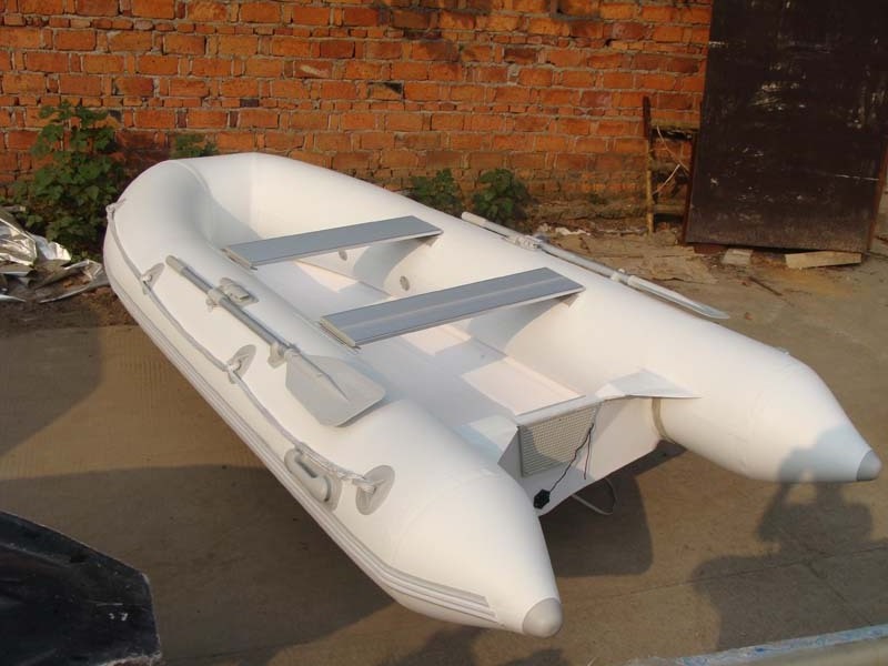 RIB inflatable boat 270/330 with fiberglass hull  for sports and fishing in river and lake