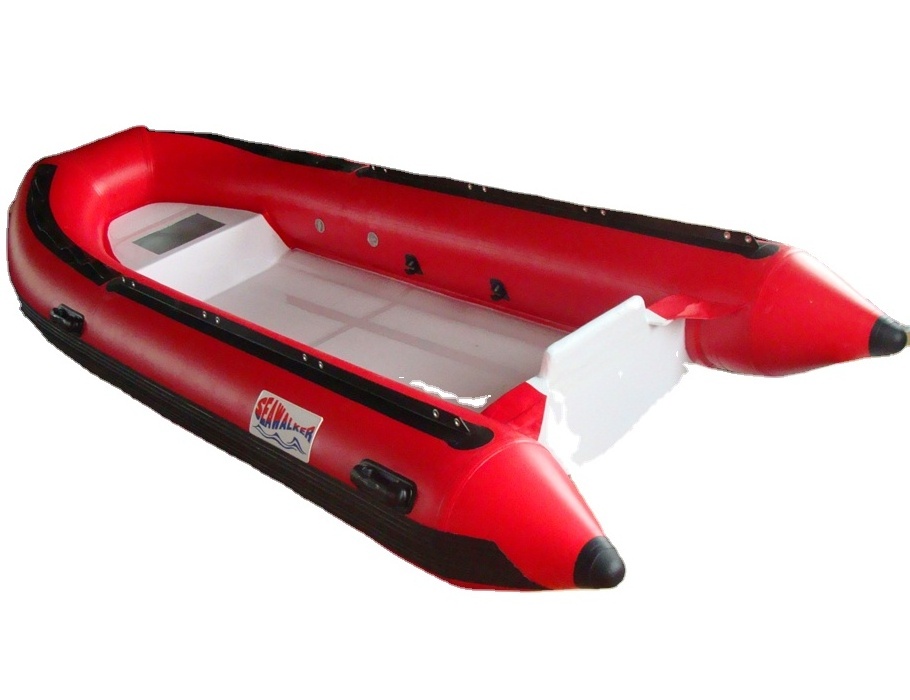 Hot Sale !Small Dinghy Fiberglass Fishing Boat Rowing Boat kayak conoe 4.05m