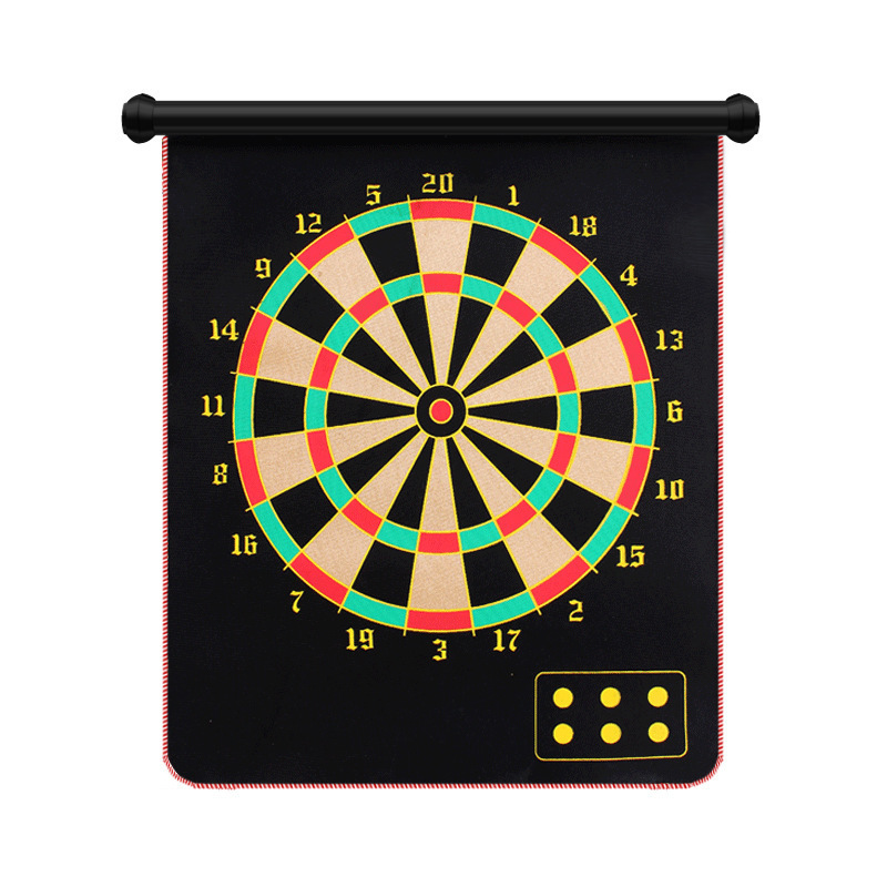 Hot Sale Professional 15 17 Inch Magnetic Dartboard with 6 PCS Darts Portable Home Indoor Toy Dartboard