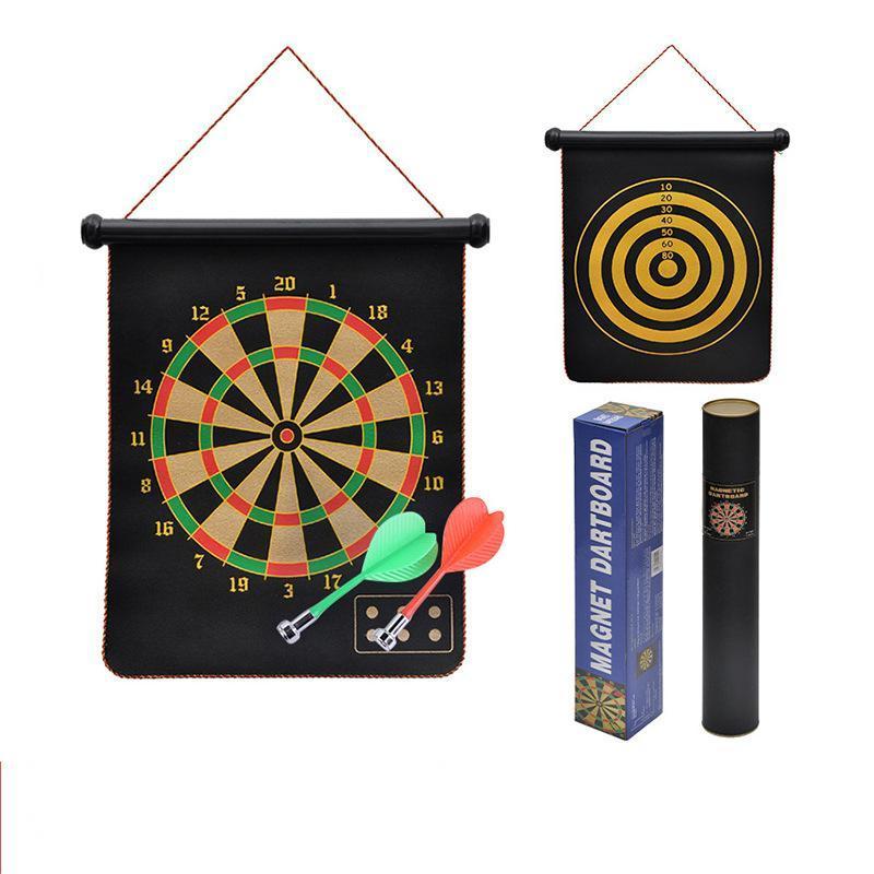 Hot Sale Professional 15 17 Inch Magnetic Dartboard with 6 PCS Darts Portable Home Indoor Toy Dartboard