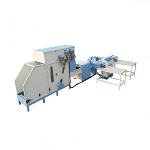 Cotton Polyester Fiber Opening Machine And Weight Pillow Cushion Filling Machine Factory Industry