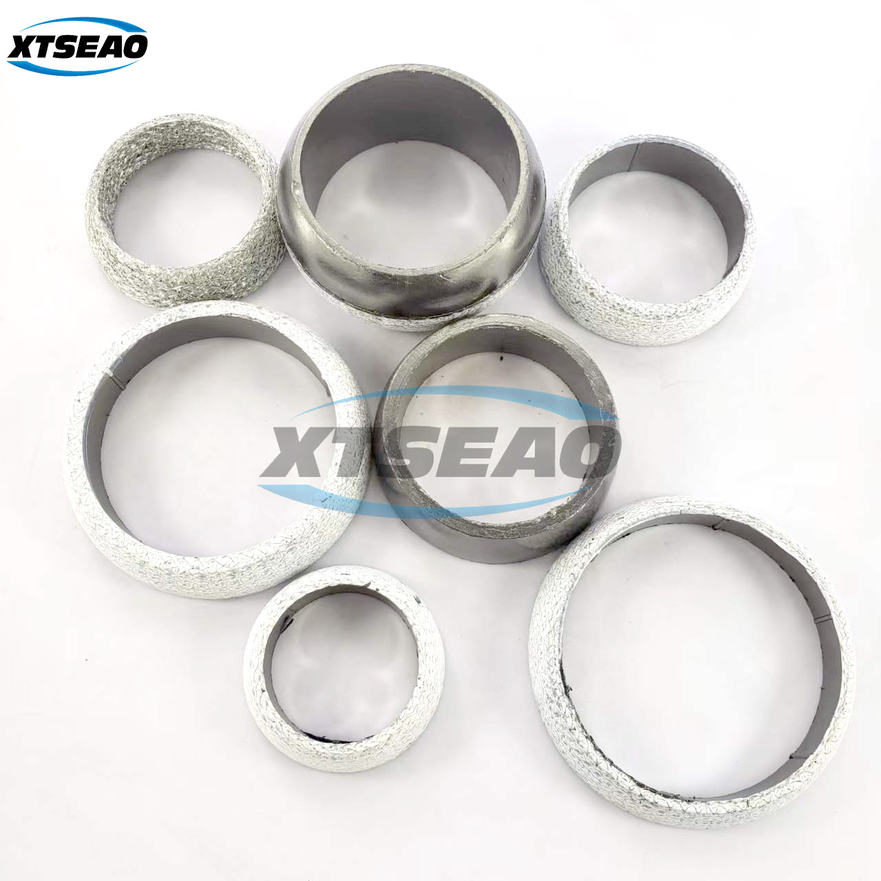 XTSEAO manufacturer sealings Exhaust pipe gasket  for car truck motorcycle Graphite muffler gaskets