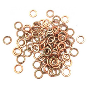 XTSEAO factory offer high quality 7*12*2 copper with non-asbestos o ring gasket brass washer asbestos-free gasket