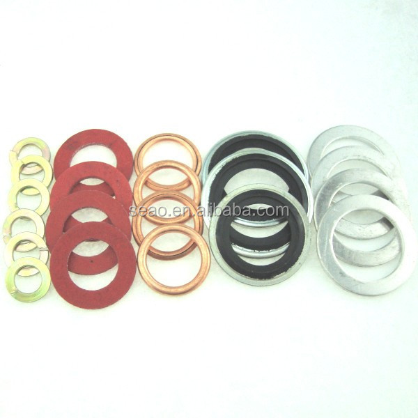 Copper washer ,oil drain plug gasket in fast delivery time