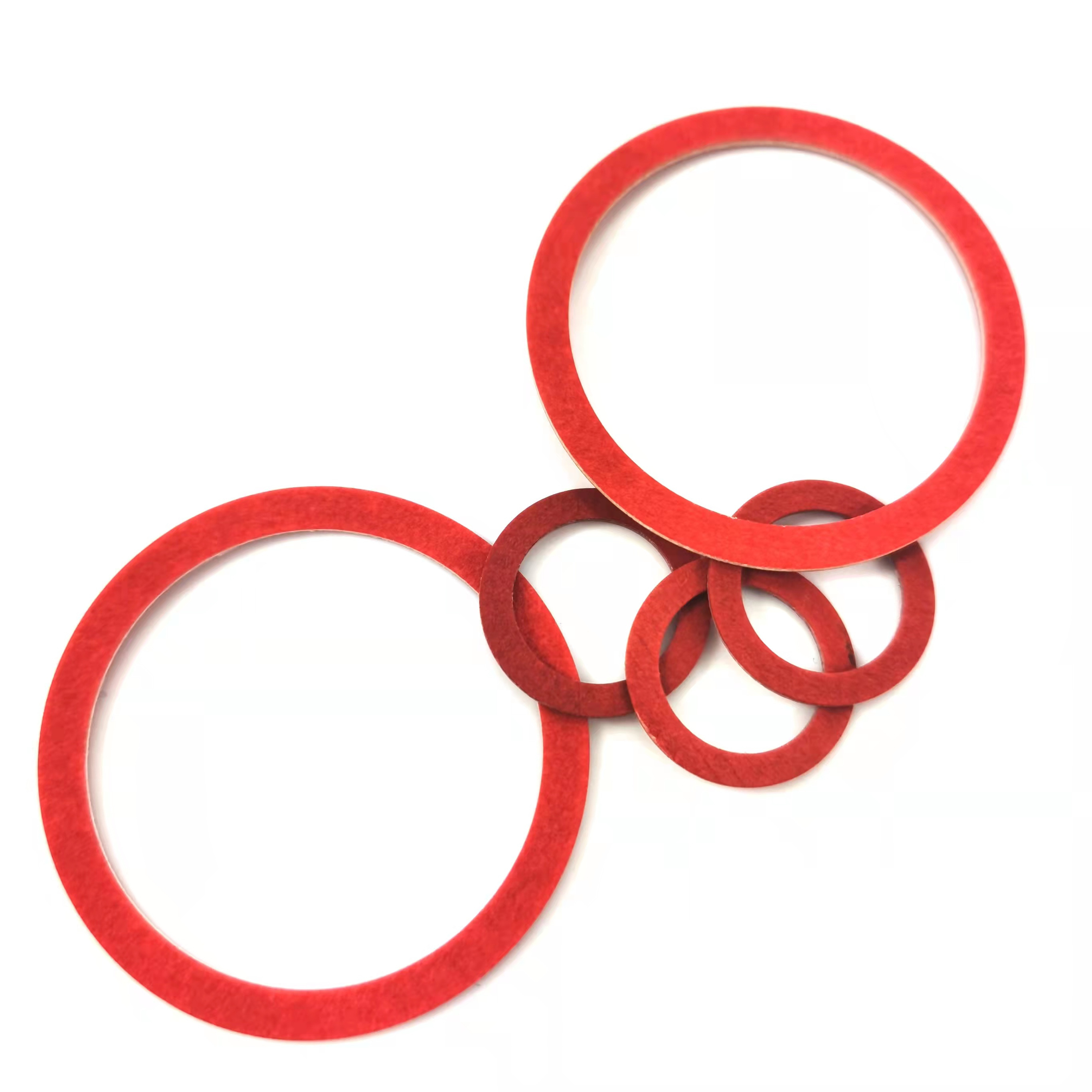 XTSEAO factory price fiber paper gasket  Vulcanized paper Insulated Red Steel Paper Gasket