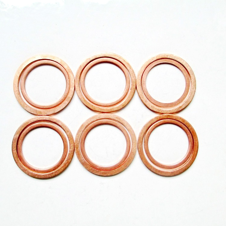 All size Manufacturers Supply Support Customization Sealing Copper Gasket Brass Washer Copper Gasket