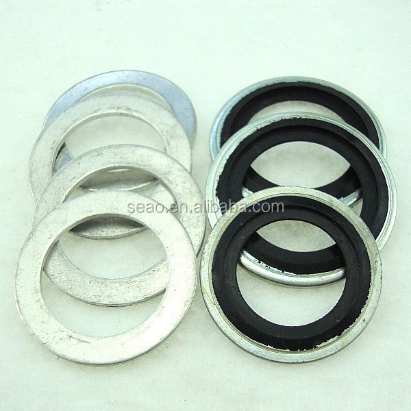 Copper washer ,oil drain plug gasket in fast delivery time