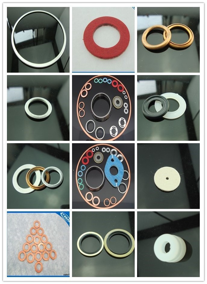 XTSEAO Self-Centering Bonded Seal Gasket  Composite Gasket Iron Rubber Stainless Steel   compound gasket