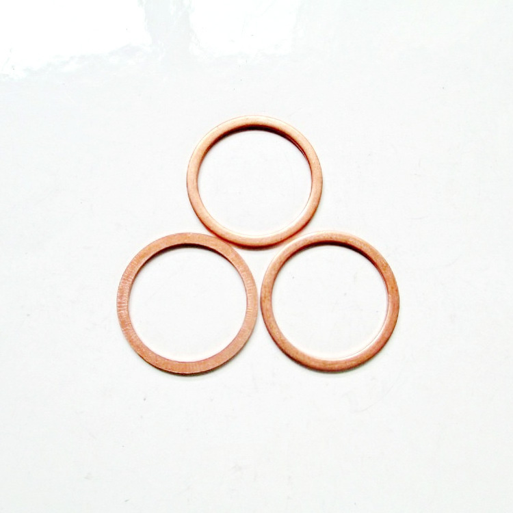 All size Manufacturers Supply Support Customization Sealing Copper Gasket Brass Washer Copper Gasket