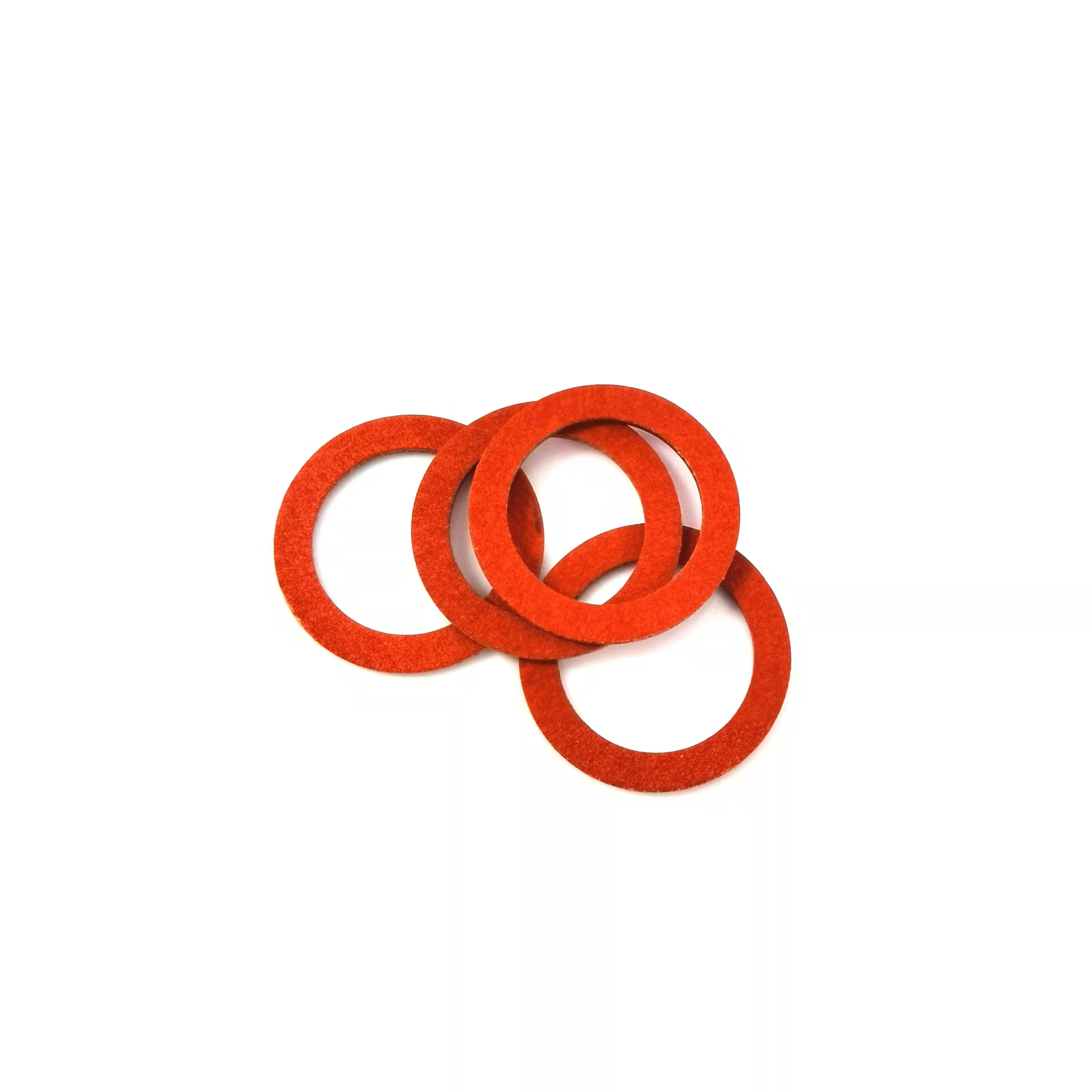 XTSEAO factory price fiber paper gasket  Vulcanized paper Insulated Red Steel Paper Gasket