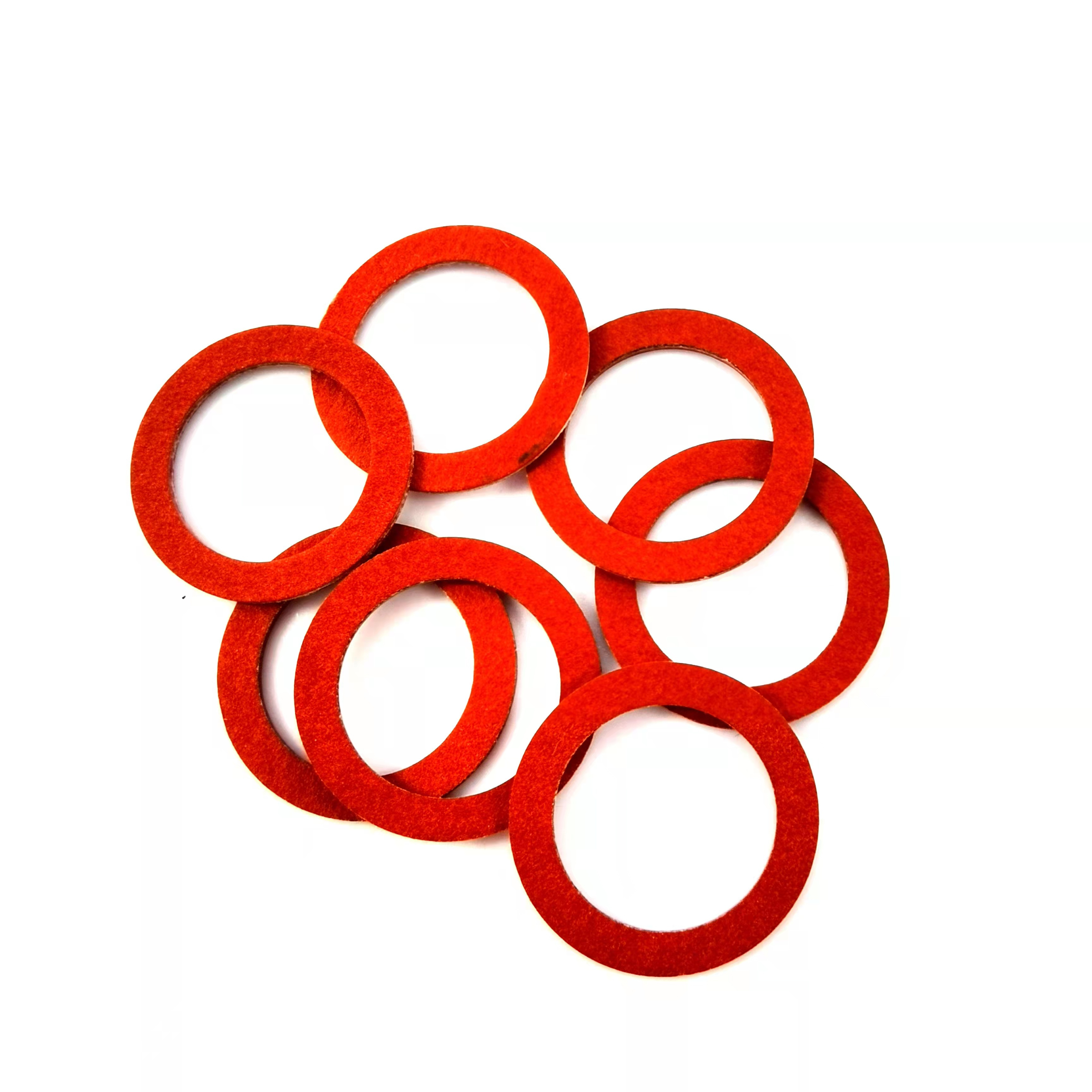 XTSEAO factory price fiber paper gasket  Vulcanized paper Insulated Red Steel Paper Gasket