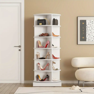 360 Rotating Shoe Rack 7 Tiers Revolving Free Standing Shoe Storage Organizer Storage Rack Cabinet Tower