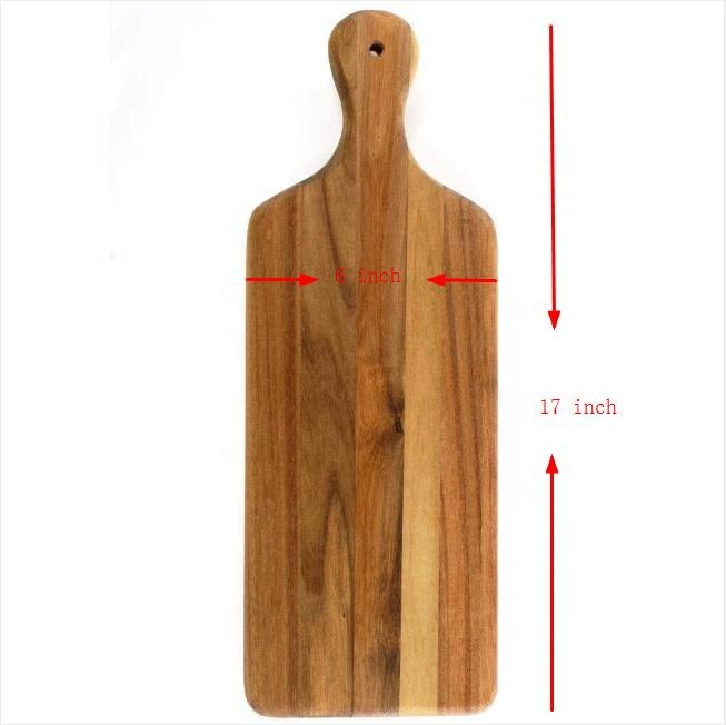 Acacia Wooden Cheese Board Cutting Board Wood Bread Board With Handles