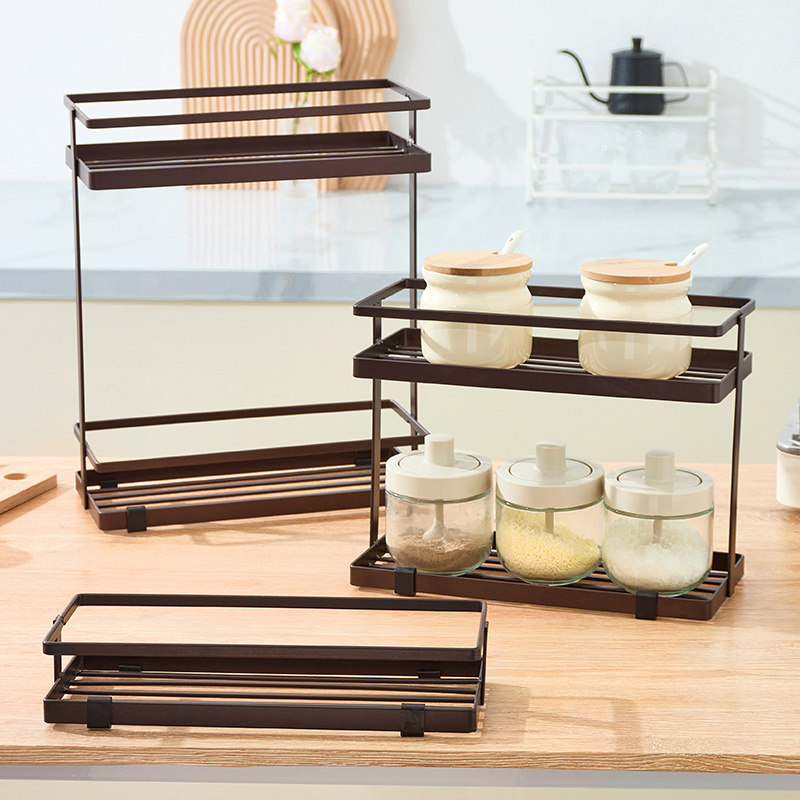 Original Manufacturer Small Kitchen Shelves Spice Rack Kitchen cabinets accessories Shelves Kitchen Organizers Storage Organizer