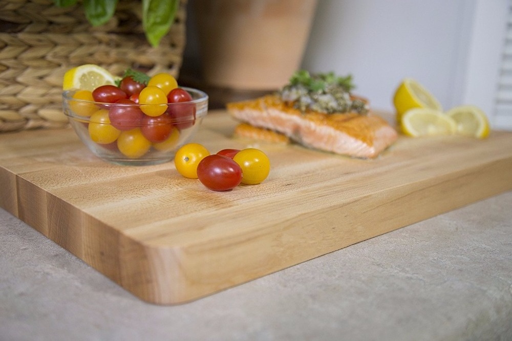 Eco-Friendly Construction 10 X 15 inches Wood Reversible Cutting Board